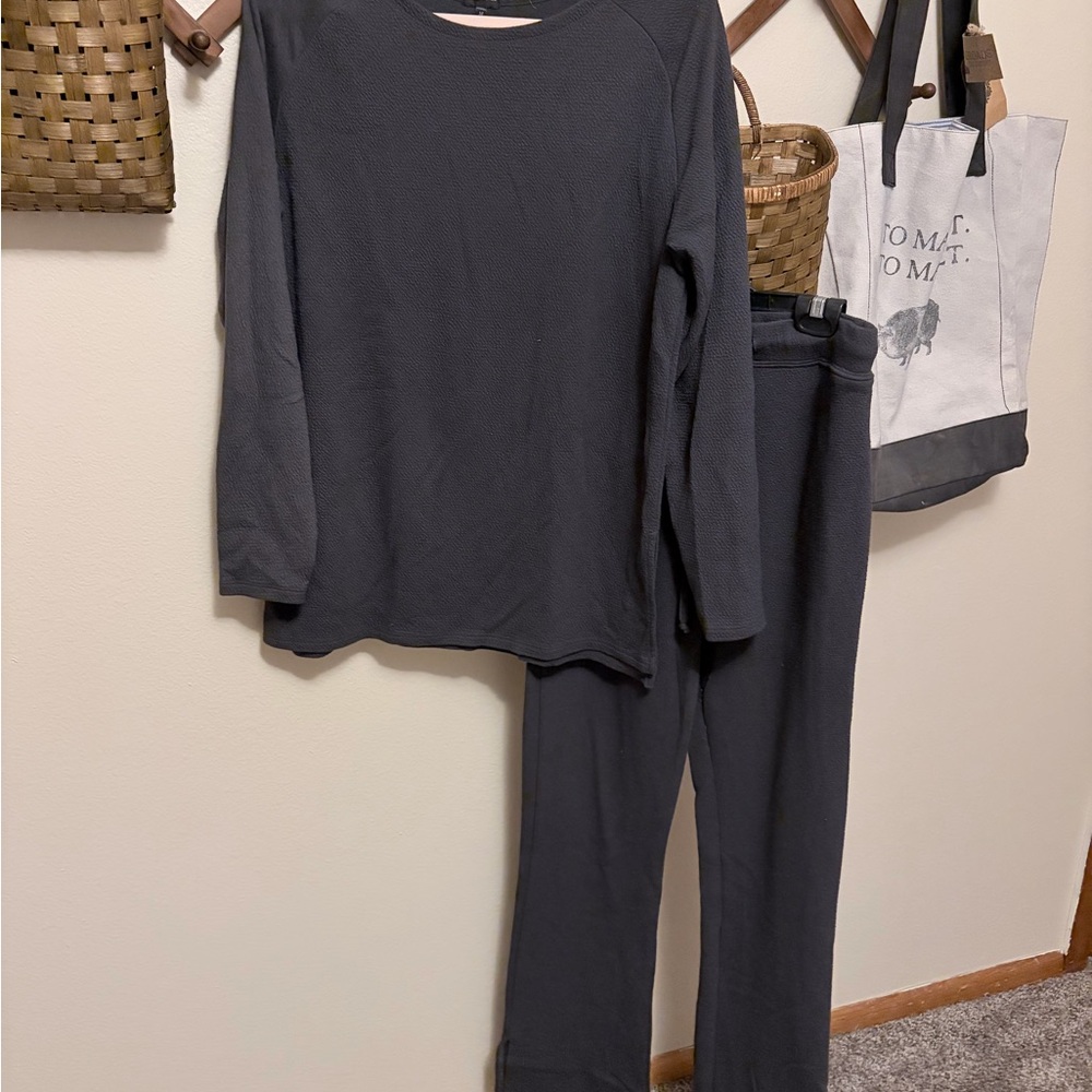 Buckle Charcoal Loungewear Set